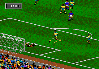 FIFA Soccer 95 (USA, Europe) (En,Fr,De,Es) In game screenshot